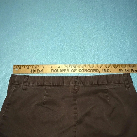 JONES NEW YORK Signature brown capris stretchy size 8 - Picture 6 of 8